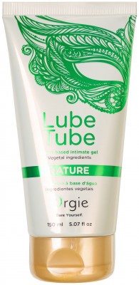 Интимный гель на водной основе Lube Tube Nature - 150 мл.