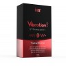 Жидкий интимный гель с эффектом вибрации Vibration! Strawberry - 15 мл.