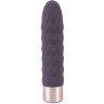 Фиолетовый мини-вибратор Elegant Diamond Vibe - 15 см.