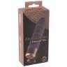Фиолетовый мини-вибратор Elegant Diamond Vibe - 15 см.