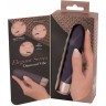 Фиолетовый мини-вибратор Elegant Diamond Vibe - 15 см.