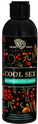 Интимная гель-смазка COOL SEX с легким пролонгирующим эффектом - 200 мл.