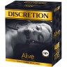 Красный кляп-шар Discretion на регулируемых ремешках
