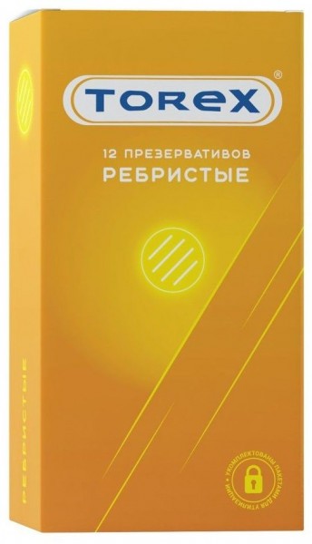 Текстурированные презервативы Torex  Ребристые  - 12 шт.