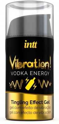 Жидкий интимный гель с эффектом вибрации Vibration! Vodka Energy - 15 мл.