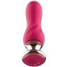 Розовый мини-вибратор Mini Vibrator с пультом ДУ - 12,5 см.