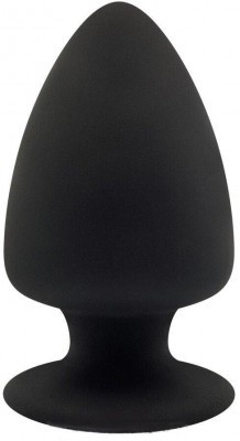 Черная анальная втулка SILEXD Plug Model 1 L - 13 см.