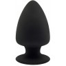 Черная анальная втулка SILEXD Plug Model 1 L - 13 см.