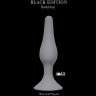 Серая анальная пробка Slim Anal Plug XL - 15,5 см.