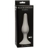 Серая анальная пробка Slim Anal Plug XL - 15,5 см.