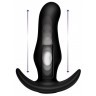 Черная анальная вибропробка Kinetic Thumping 7X Prostate Anal Plug - 13,3 см.