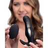 Черная анальная вибропробка Kinetic Thumping 7X Prostate Anal Plug - 13,3 см.