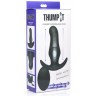 Черная анальная вибропробка Kinetic Thumping 7X Prostate Anal Plug - 13,3 см.