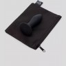 Черная анальная вибропробка Sensation Rechargeable Vibrating Butt Plug - 8,9 см.