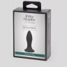 Черная анальная вибропробка Sensation Rechargeable Vibrating Butt Plug - 8,9 см.