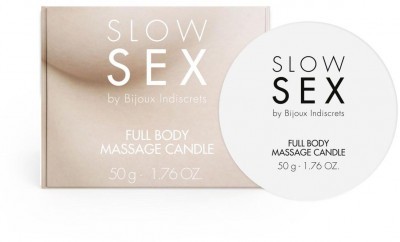 Массажная свеча для всего тела Slow Sex - 50 гр.