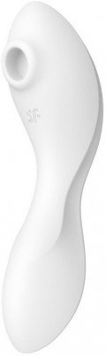 Белый вибратор 3-в-1 Curvy Trinity 5+