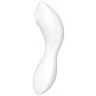 Белый вибратор 3-в-1 Curvy Trinity 5+