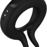 Черное эрекционное кольцо Marry Me Rechargeable Vibrating Cockring