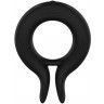 Черное эрекционное кольцо Marry Me Rechargeable Vibrating Cockring