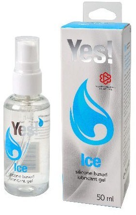 Силиконовая вагинальная смазка с пролонгирующим эффектом Yes Ice - 50 мл.