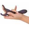 Фиолетовый универсальный вибратор Remote Controlled Couples Vibrator