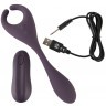 Фиолетовый универсальный вибратор Remote Controlled Couples Vibrator