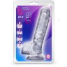 Прозрачный фаллоимитатор Hearty N’ Hefty - 22,9 см.