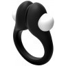 Черное эрекционное кольцо Zippy Vibrating Ring With Bullet