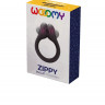 Черное эрекционное кольцо Zippy Vibrating Ring With Bullet