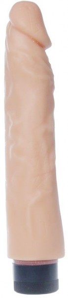 Телесный вибратор Real Skin - 23 см.