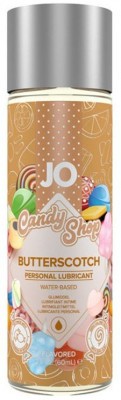 Смазка на водной основе Candy Shop Butterscotch с ароматом ирисок - 60 мл.