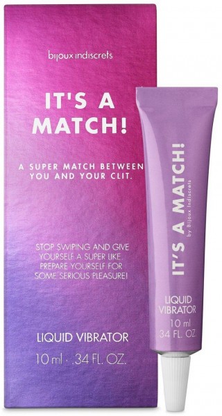 Жидкий вибратор Bijoux Indiscrets IT’S A MATCH - 10 мл.
