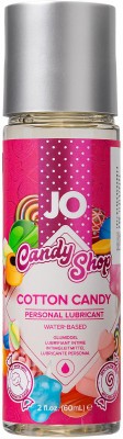 Смазка на водной основе Candy Shop Cotton Candy с ароматом сладкой ваты - 60 мл.