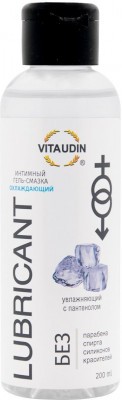 Охлаждающий интимный гель-смазка на водной основе VITA UDIN - 200 мл.