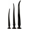 Набор из 3 длинных анальных пробок Super Long Flexible Butt Plug Set