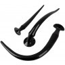 Набор из 3 длинных анальных пробок Super Long Flexible Butt Plug Set