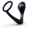 Черное эрекционное кольцо со стимулятором простаты Ringer Cock Ring   Plug