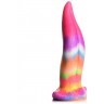 Фантазийный люминесцентный стимулятор-язык Unicorn Kiss Unicorn Tongue Glow-in-the-Dark Silicone Dildo - 21,3 см.
