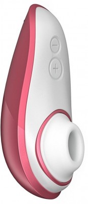 Розовый бесконтактный клиторальный стимулятор Womanizer Liberty