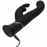 Черный вибратор-кролик G-Spot Stroking Vibrator - 24,2 см.