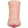 Телесный мастурбатор-вагина X-Basic Pocket Pussy без вибрации