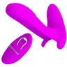 Лиловый мультифункциональный вибратор Remote Control Massager