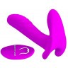 Лиловый мультифункциональный вибратор Remote Control Massager