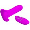 Лиловый мультифункциональный вибратор Remote Control Massager