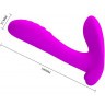 Лиловый мультифункциональный вибратор Remote Control Massager