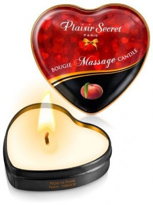 Массажная свеча с ароматом персика Bougie Massage Candle - 35 мл.