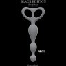 Серая анальная цепочка Ultimate Beads - 17 см.