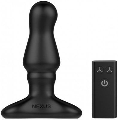 Черный вибростимулятор простаты Nexus Bolster - 12,3 см.