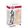 Закрытая удлиняющая насадка на пенис с подхватом мошонки Thicker   Bigger Extension - 17 см.